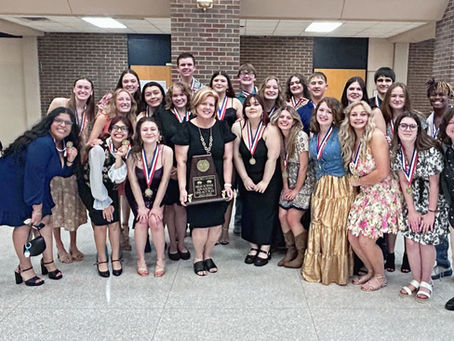 Community invited to cheer on SHS Theatre at Area One Act Play competition.