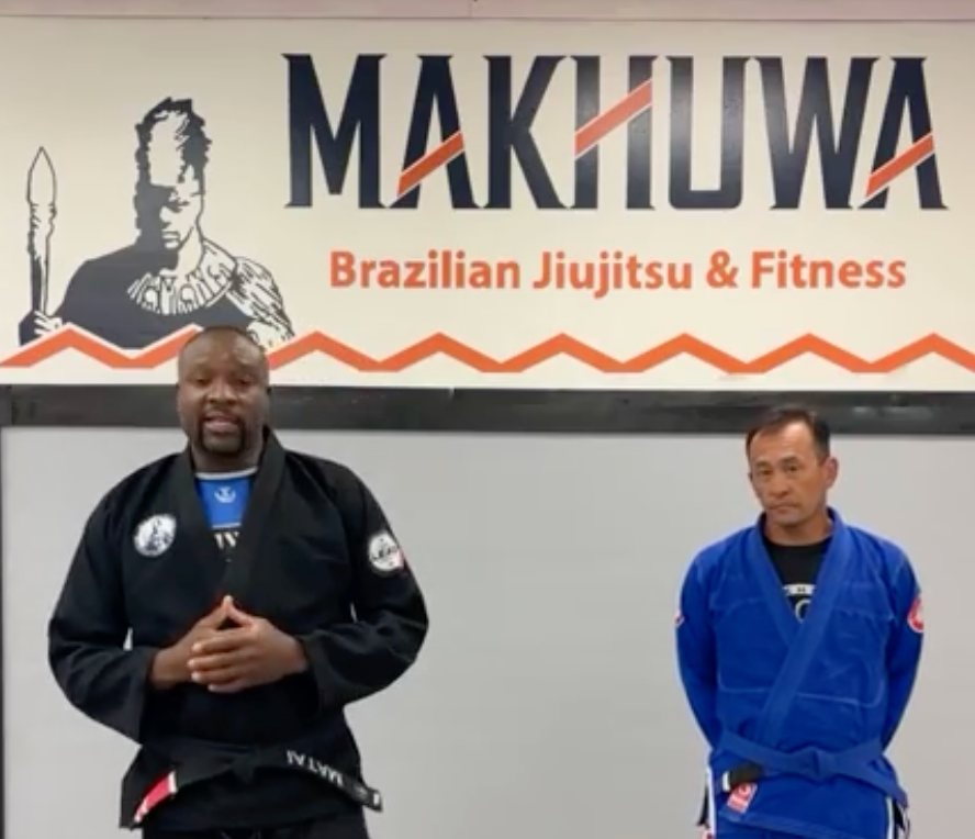 Self-defense demonstration with Blessed Matai.
