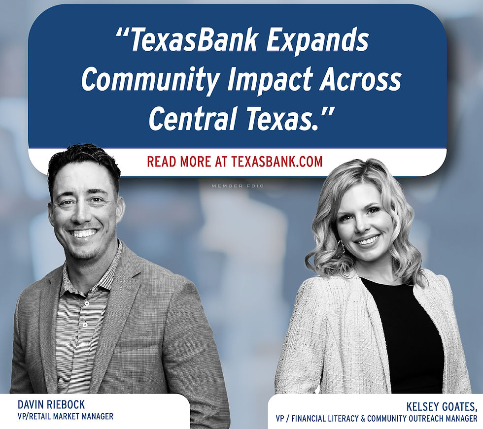 TexasBank leadership changes aiming to boost community impact in Central Texas.