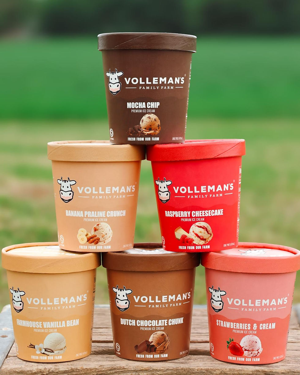 Volleman’s Family Farm continues growing its farm-fresh offerings with premium ice cream.