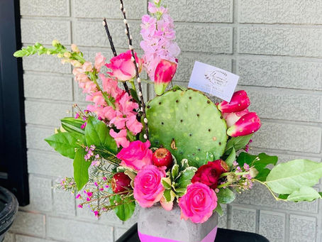 This cactus doesn’t sting: University Flowers nails it with prickly pear post.