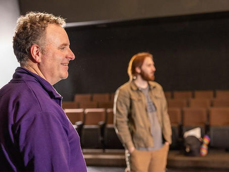 Paintings of nebulae and galaxies by Tarleton professor on exhibit in university’s science building.