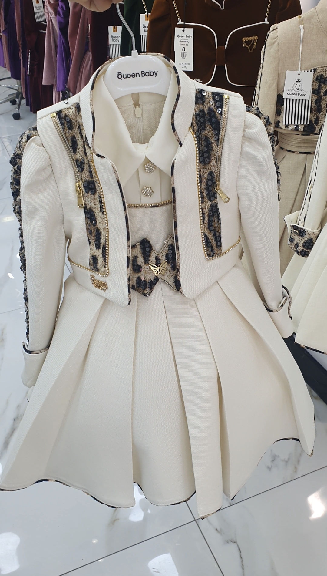 Queen girl set jacket and dress