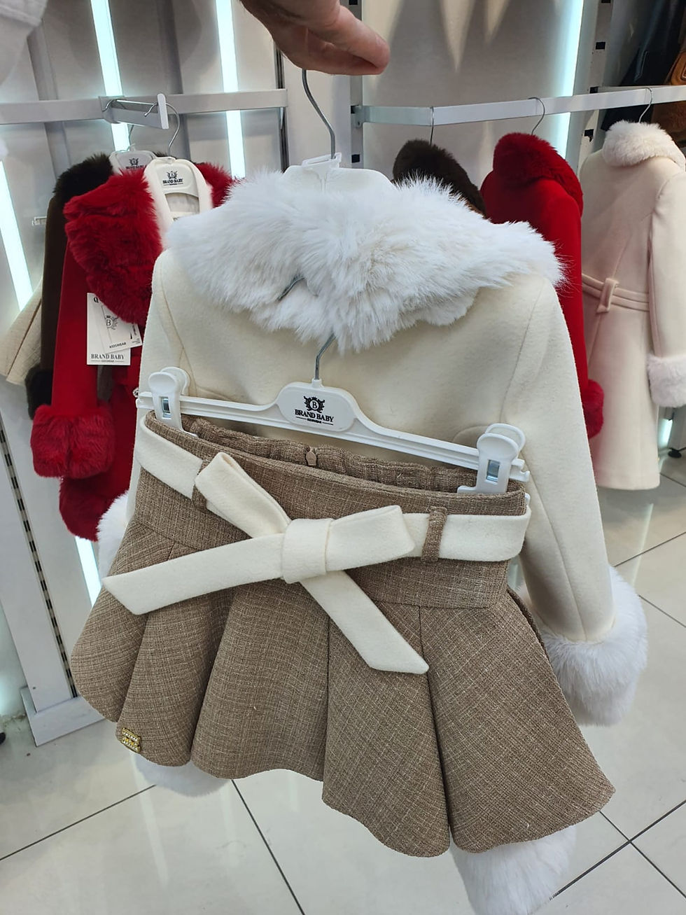 Thumbnail: 423 Brand girl coat skirt blouse