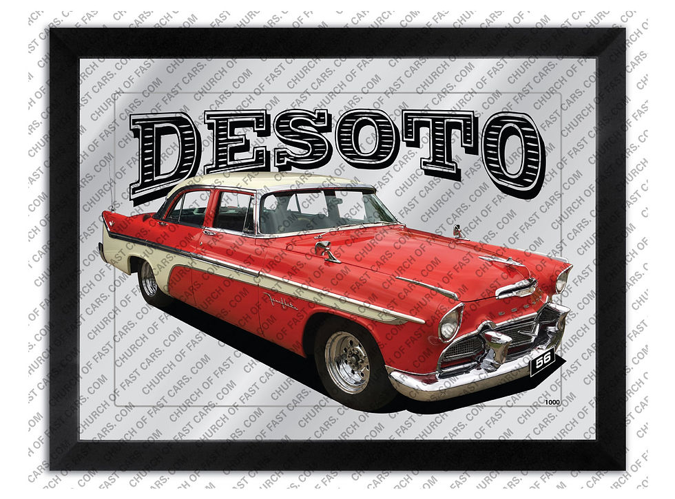 BAR MIRROR TO SUIT 1957 DESOTO FIREFLITE ENTHUSIASTS