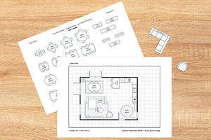 Kit de mobiliario - Sala de estar