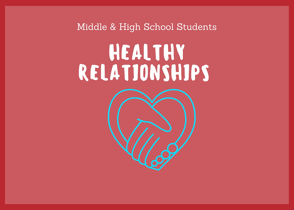 Youth Healthy Relationships Workshop | Taller de Relaciones Saludables Para Jovenes
