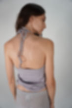 Thumbnail: Adjustable Collar Tank-Top | Creamy brown