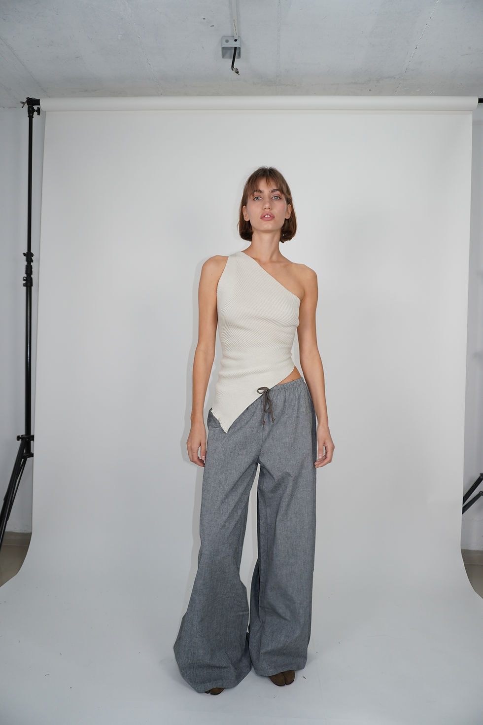 תמונה ממוזערת: Wide Pants | Gray