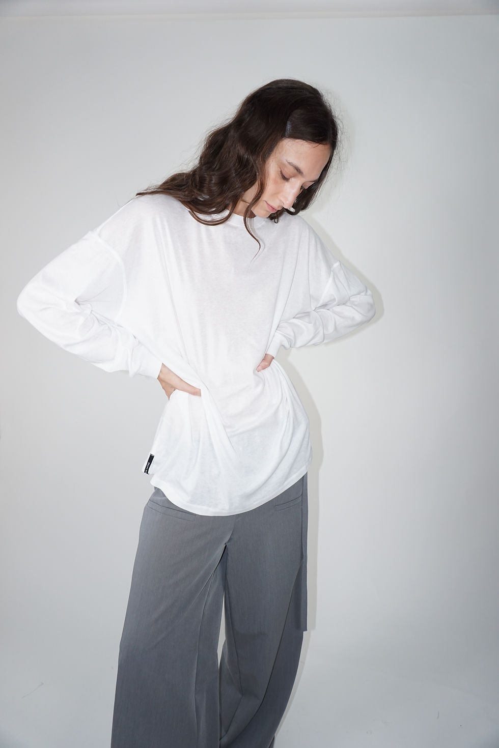 Thumbnail: Long Sleeves T-Shirt | Brown