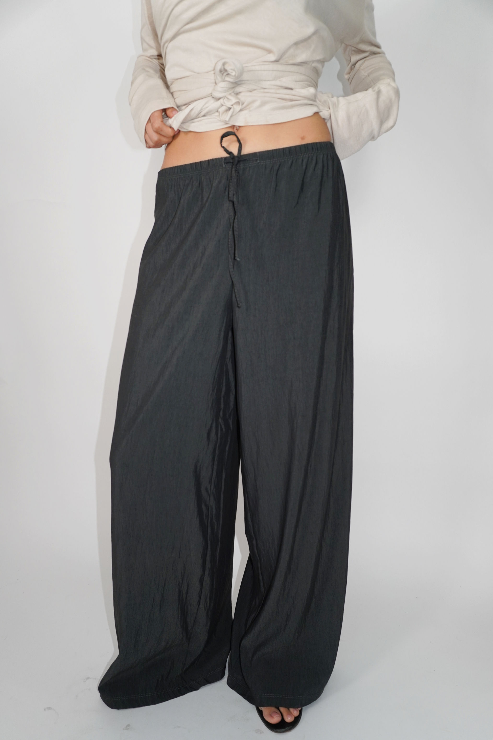 Wide Pants | Viscose Black