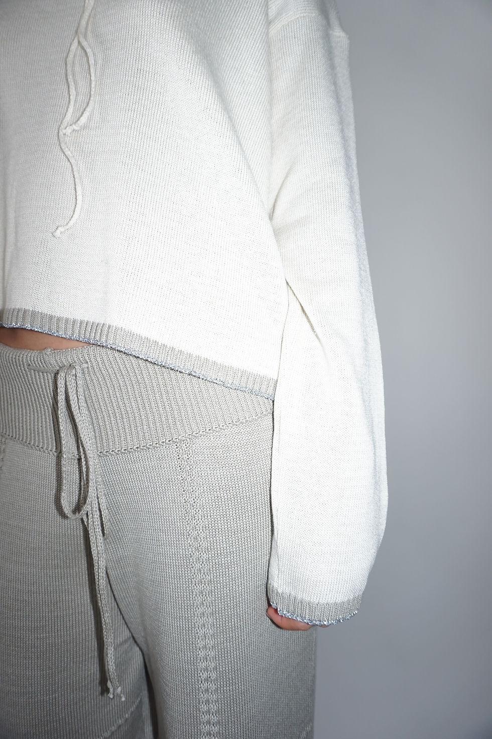 Thumbnail: Knitted Hoodie | Sand