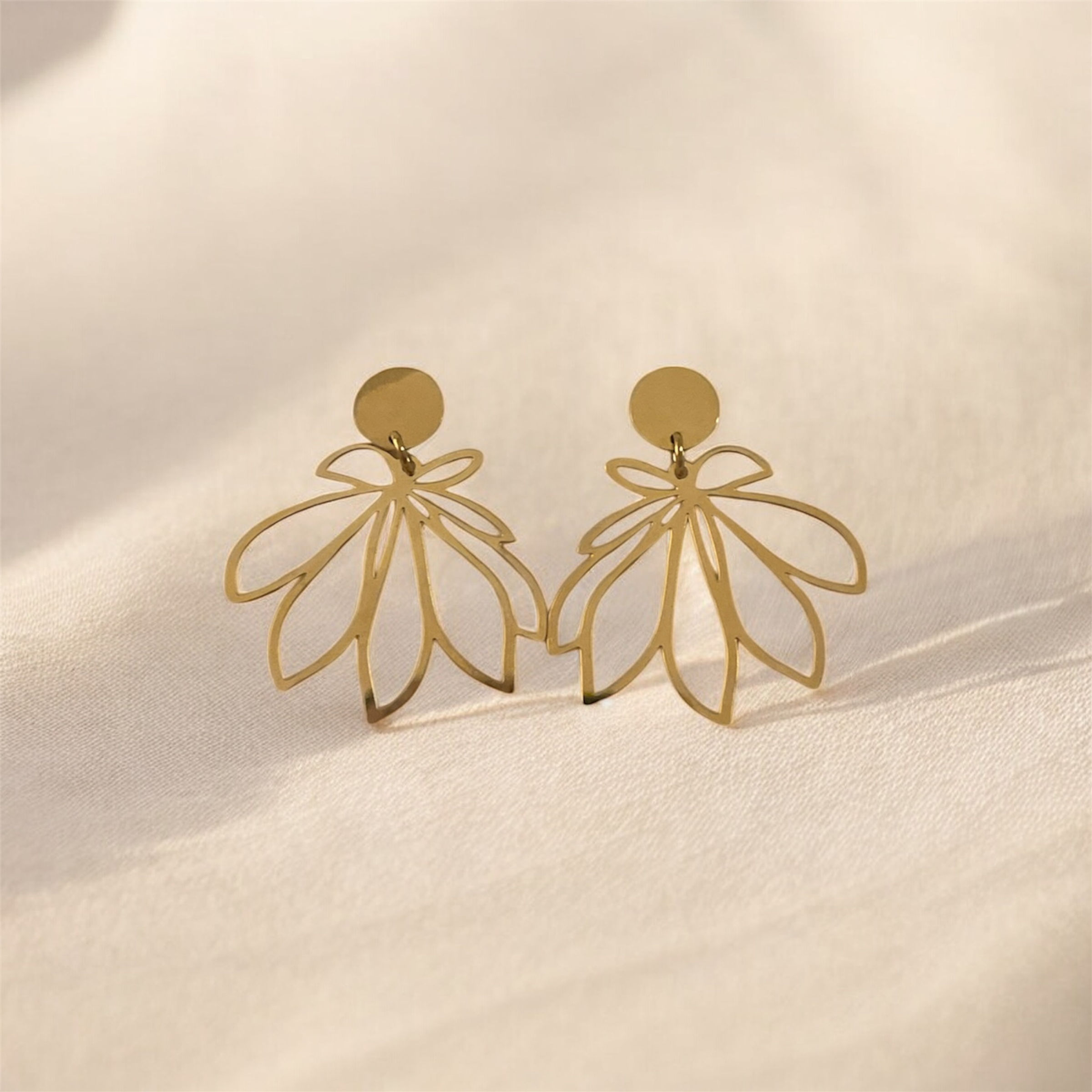 Boucles d’oreilles Nymphéa