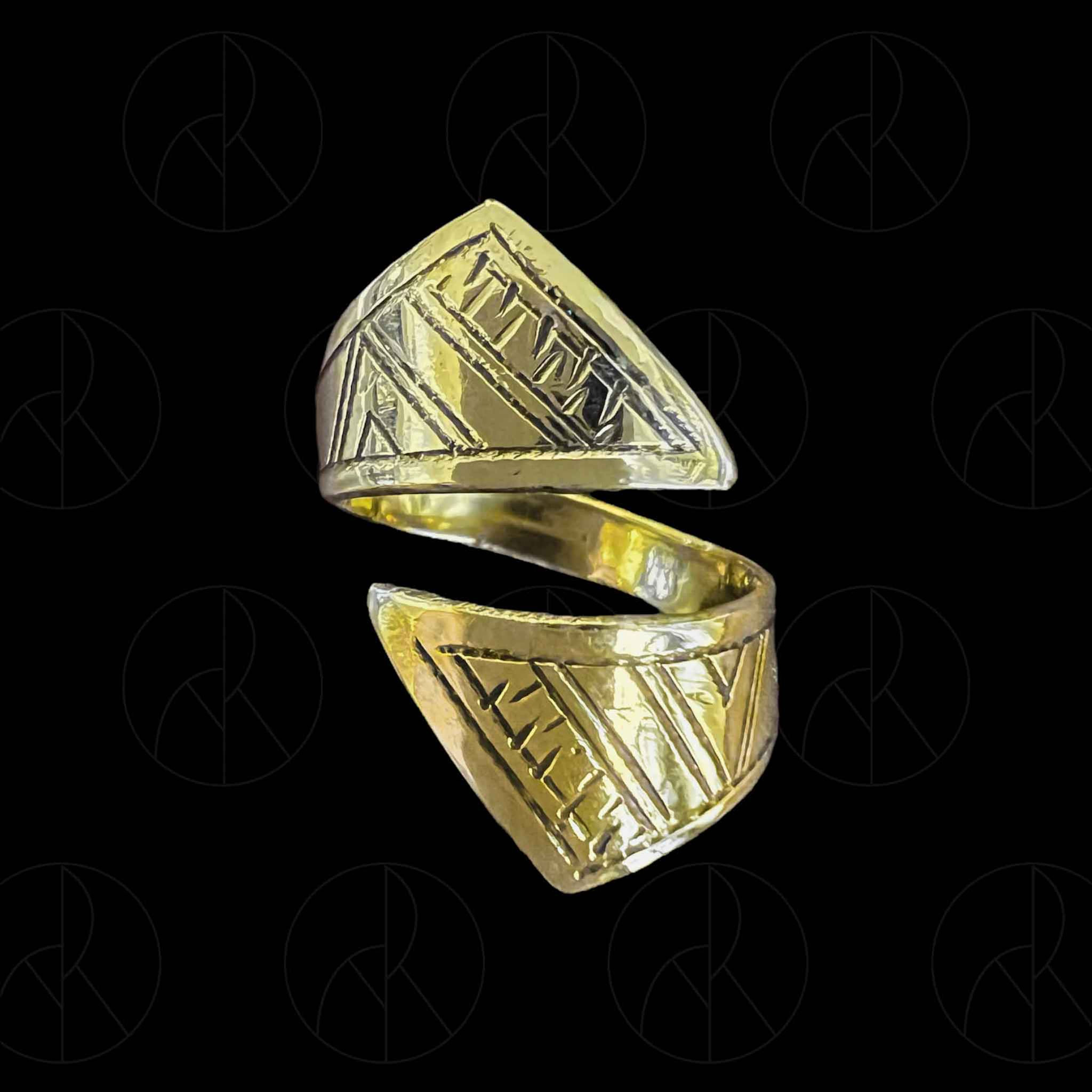 bague touareg dorée