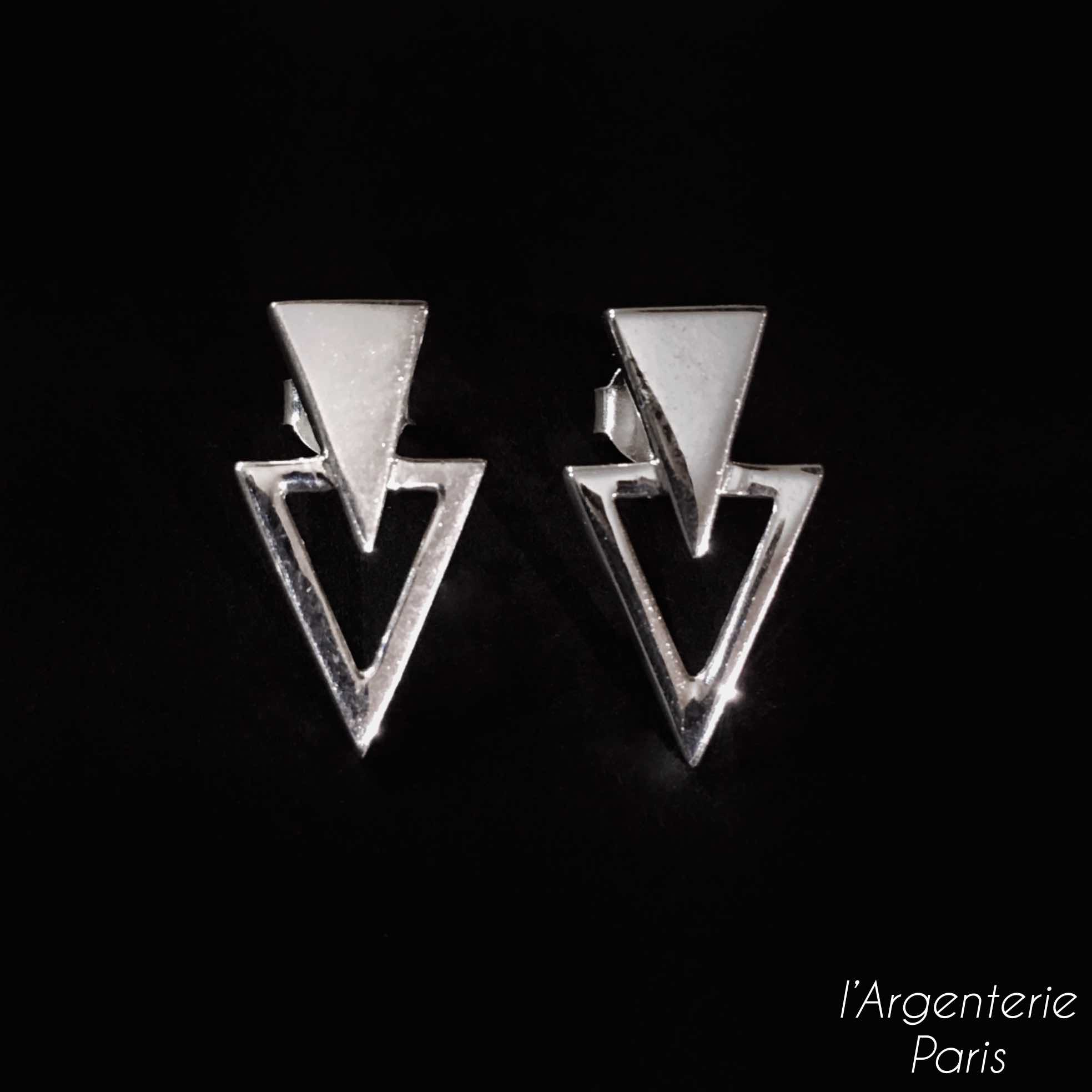 Clou d'oreille triangles
