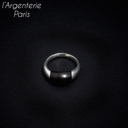 Bague bombée avec bois