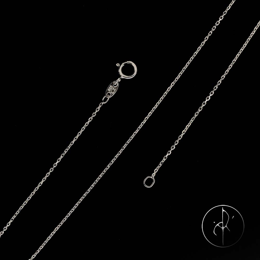 Chaine fine maille forçat 45 cm