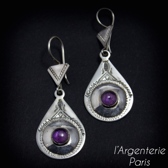 Boucles d'oreilles touarègues