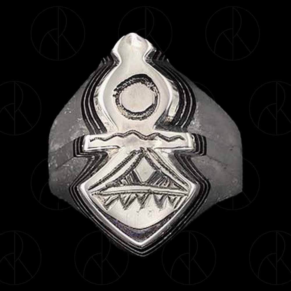 bague croix touareg homme