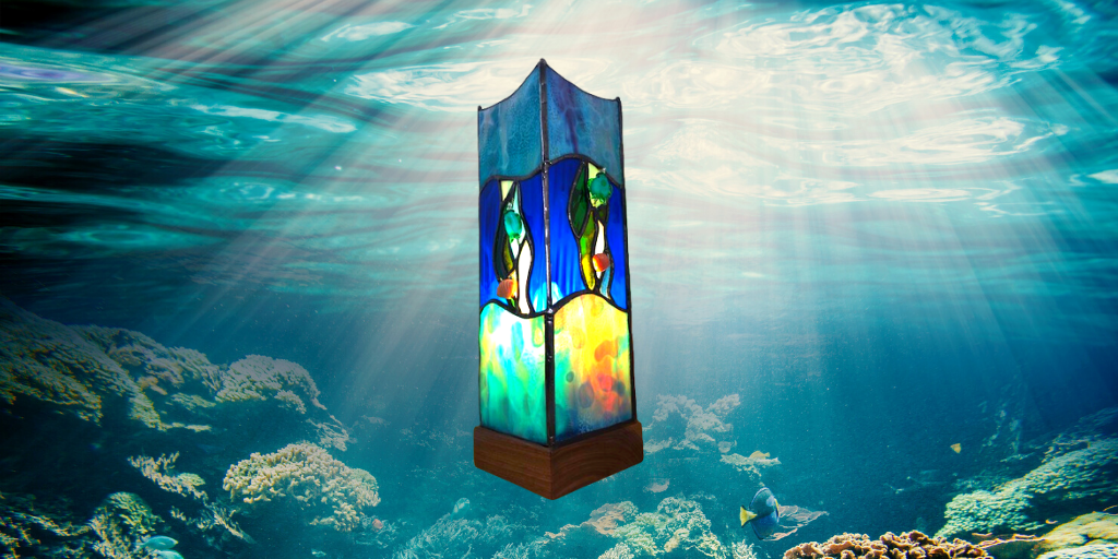 stained glass lamp sue donnellan