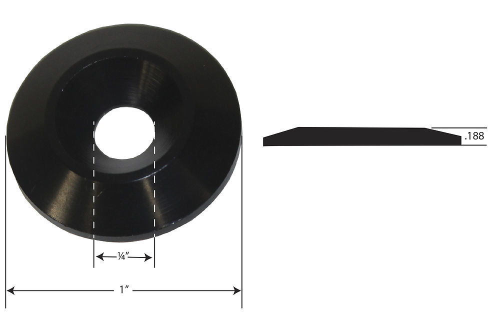 Thumbnail: PRP Countersunk Aluminum Washers