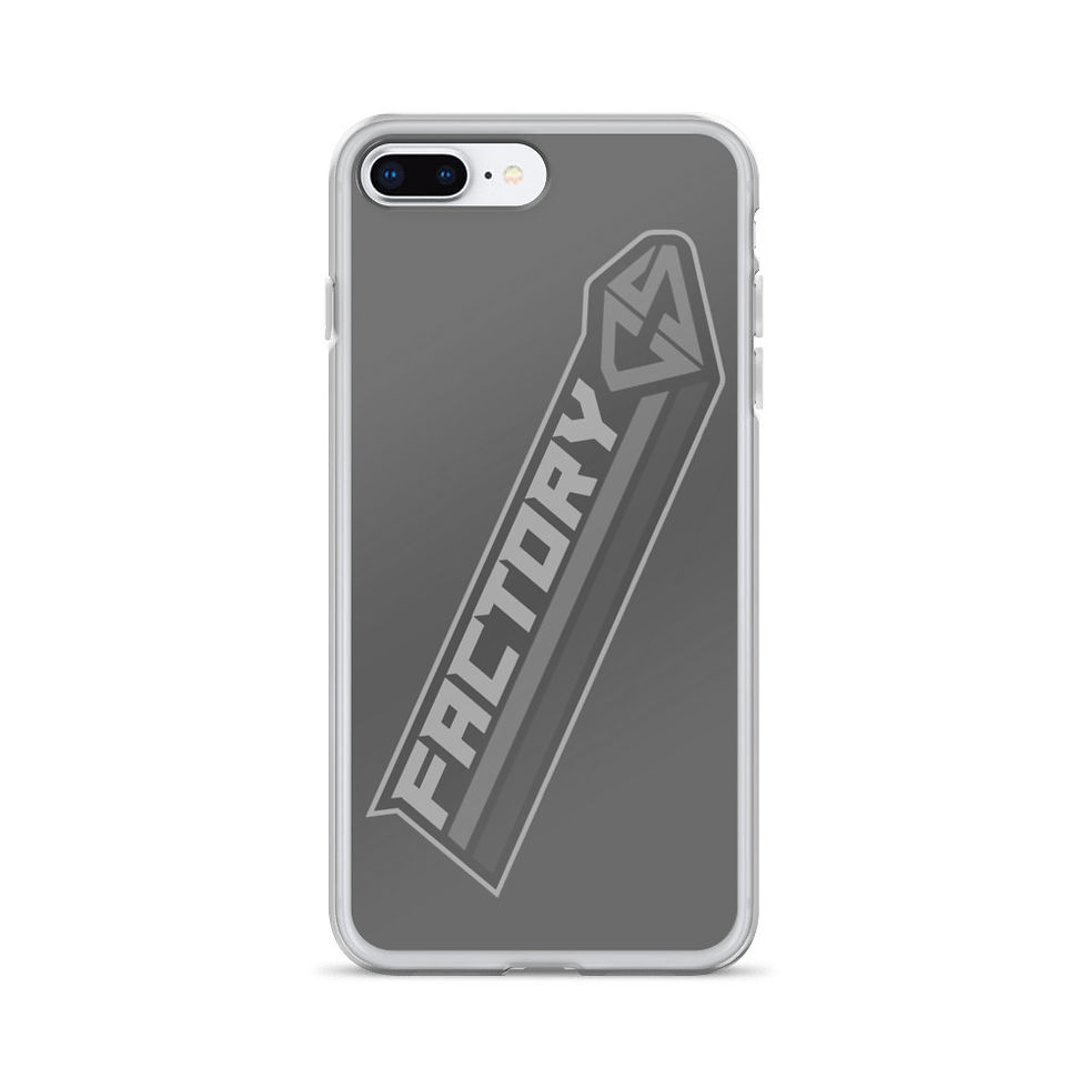 Thumbnail: Factory CS Tilted Banner iPhone Case-Grey Scale
