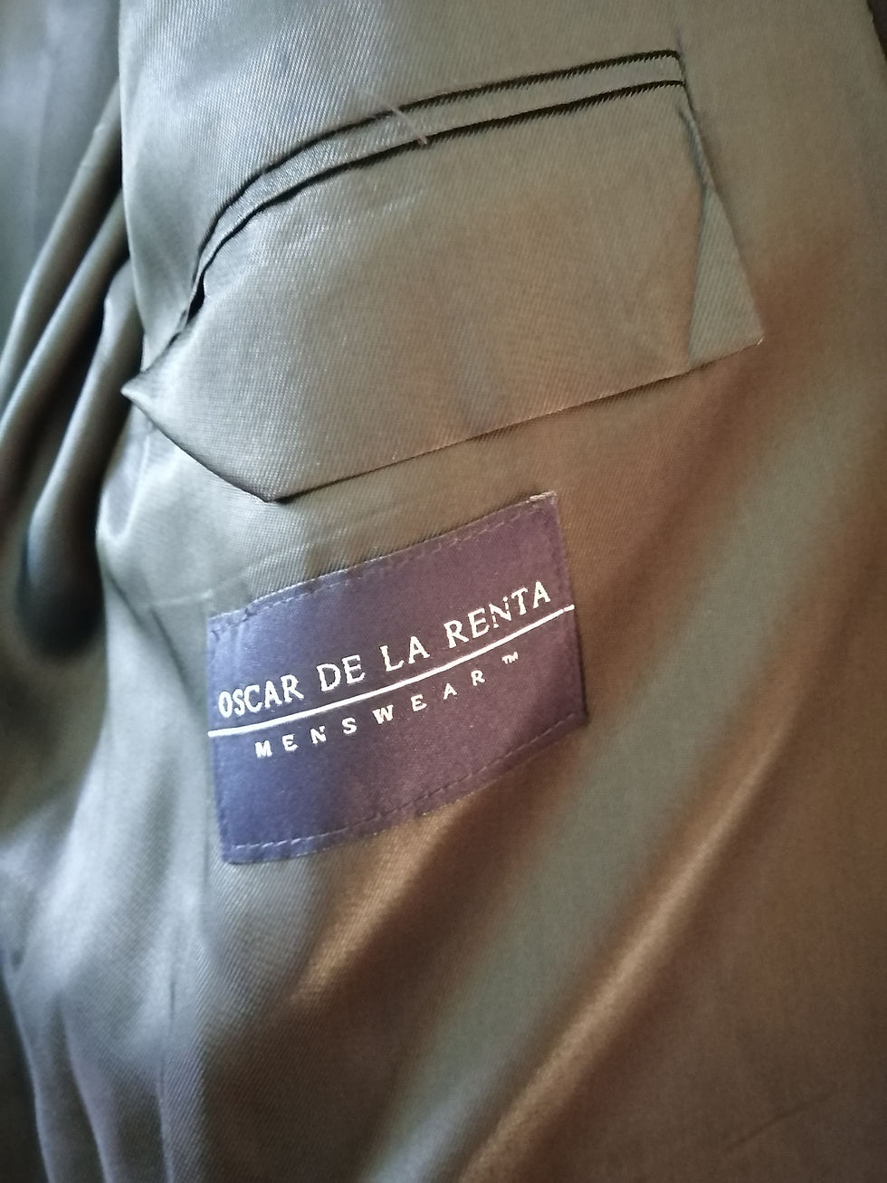 Miniature : Oscar de la Renta Men's Pea Coat 70% Wool, 20% Nylon,10% Cashmere 
