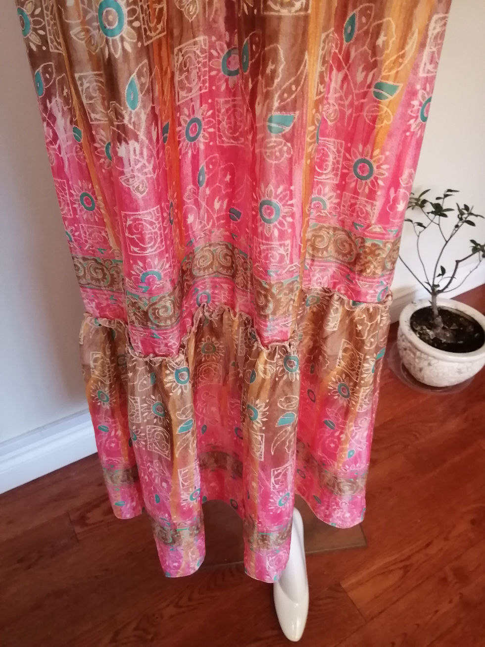 Miniature : 85% Art Silk  Dress / 85% Art Soie Robe M