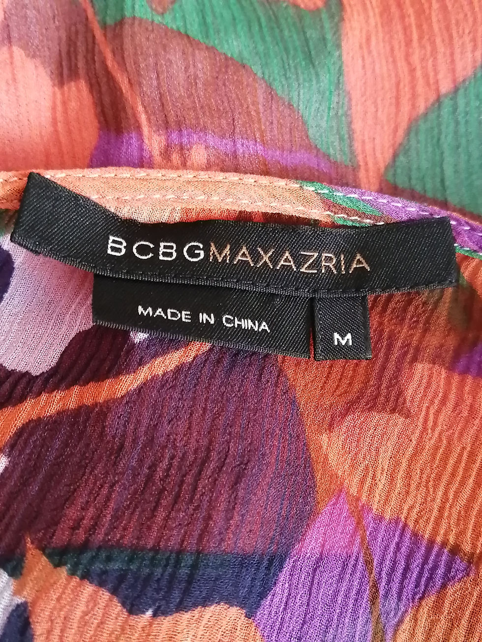 Thumbnail: BCBGmaxazria  M 100%Silk 