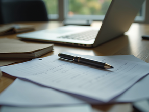 A cluttered workspace representing chaos in business operations