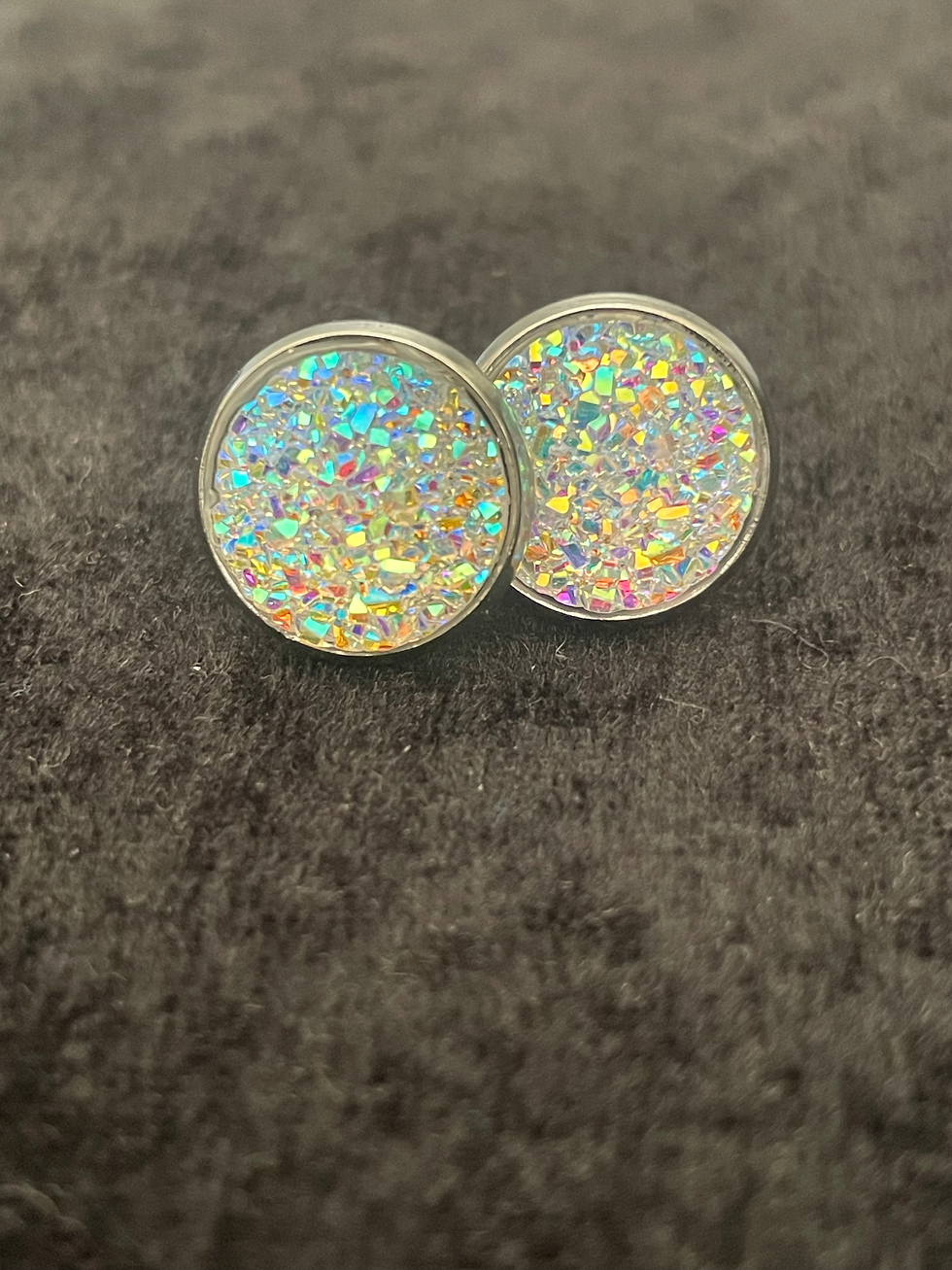 Thumbnail: Glitter stud earrings