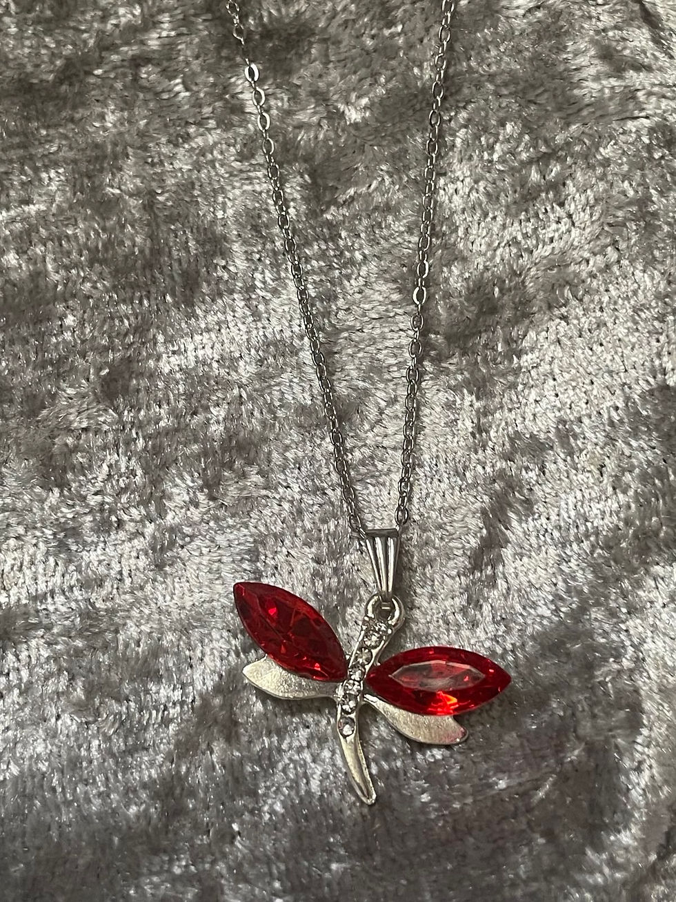Thumbnail: Dragonfly necklaces