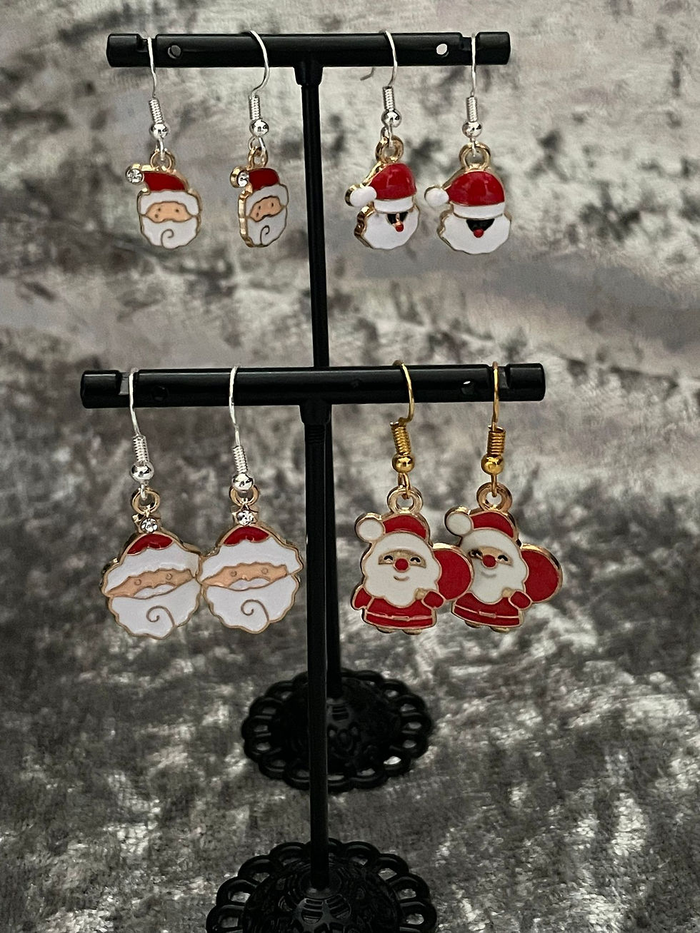Thumbnail: Santa earrings