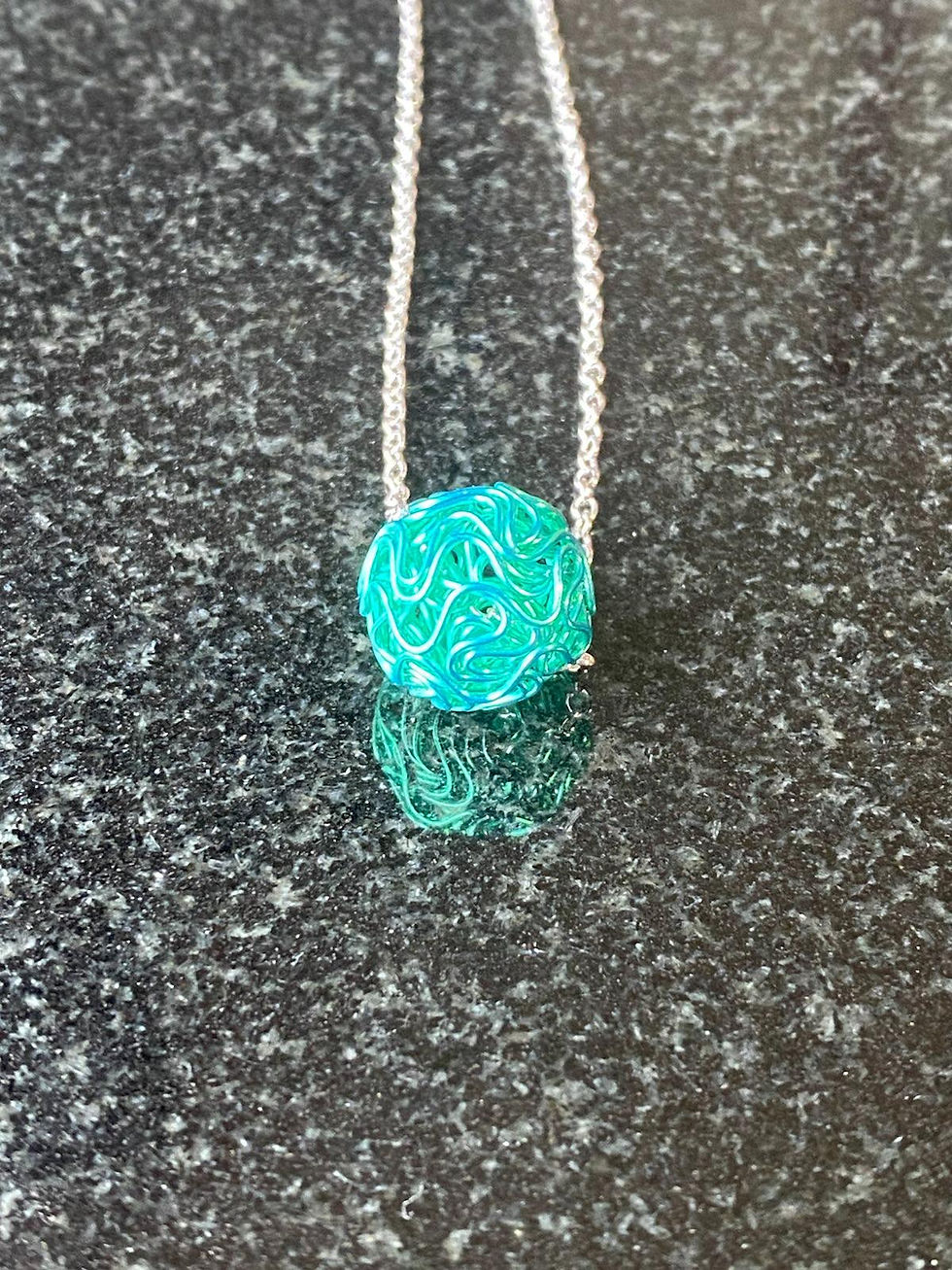Thumbnail: Scribble ball necklace
