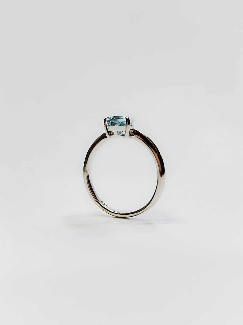 Miniatura: Anél Topazio Azul "Gota"