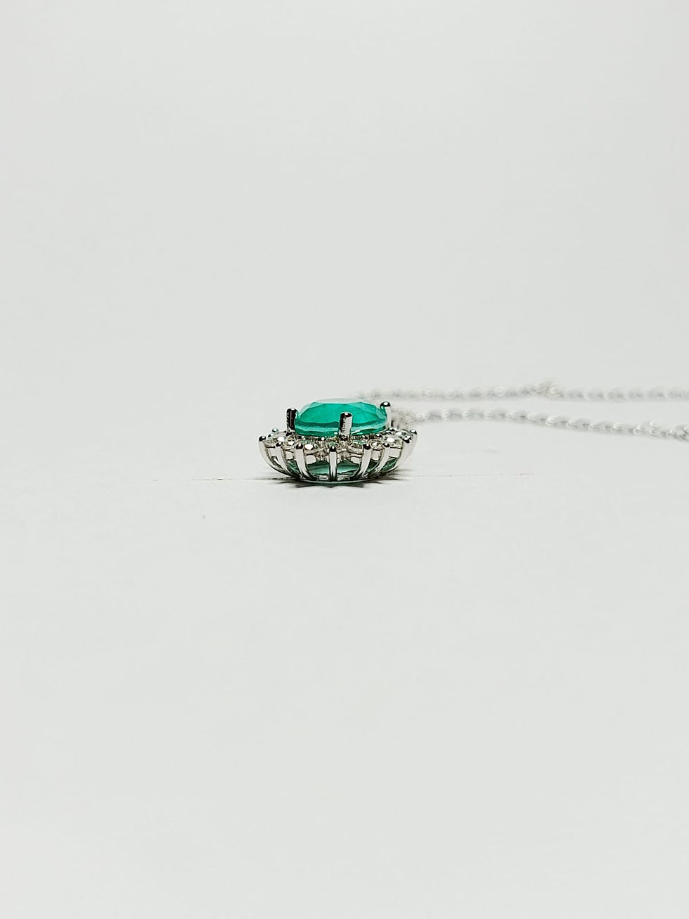 Miniatura: Colar e Pingente Turmalina Paraíba Fusion