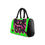 Thumbnail: Vauje Neon Green and Pink Rockstar Graffiti Handbag