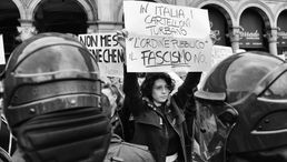 Enrico Nocito fotografia - Comizio Matteo Salvini a Milano piazza Duomo