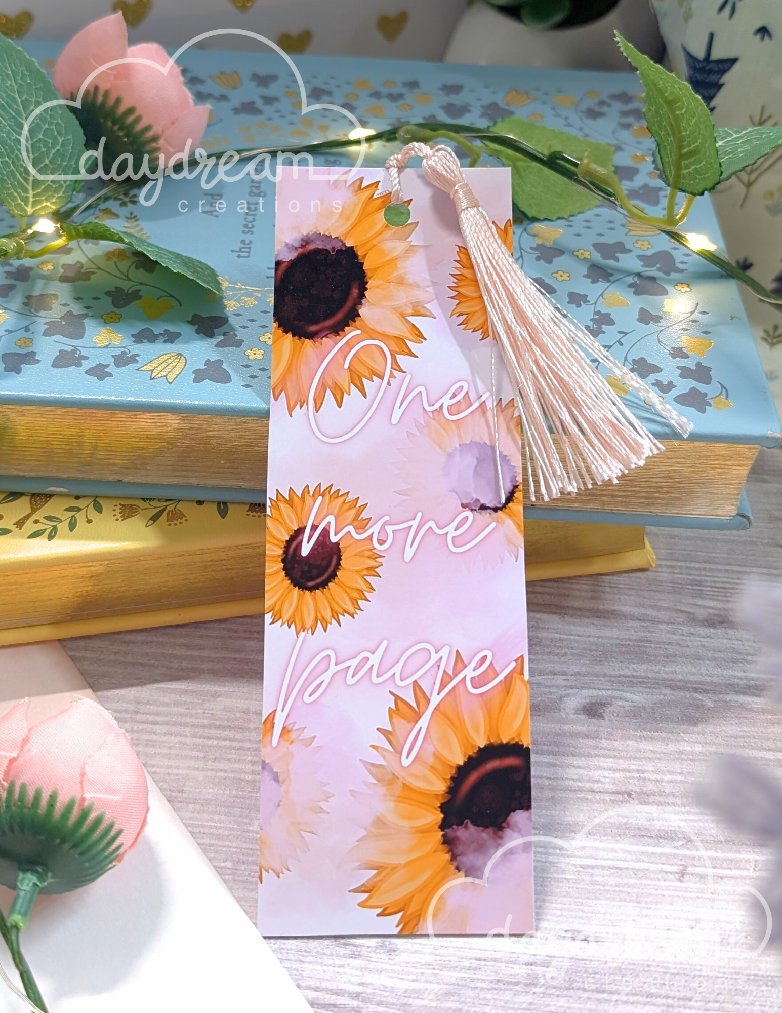 One More Page Handmade Paper Bookmark