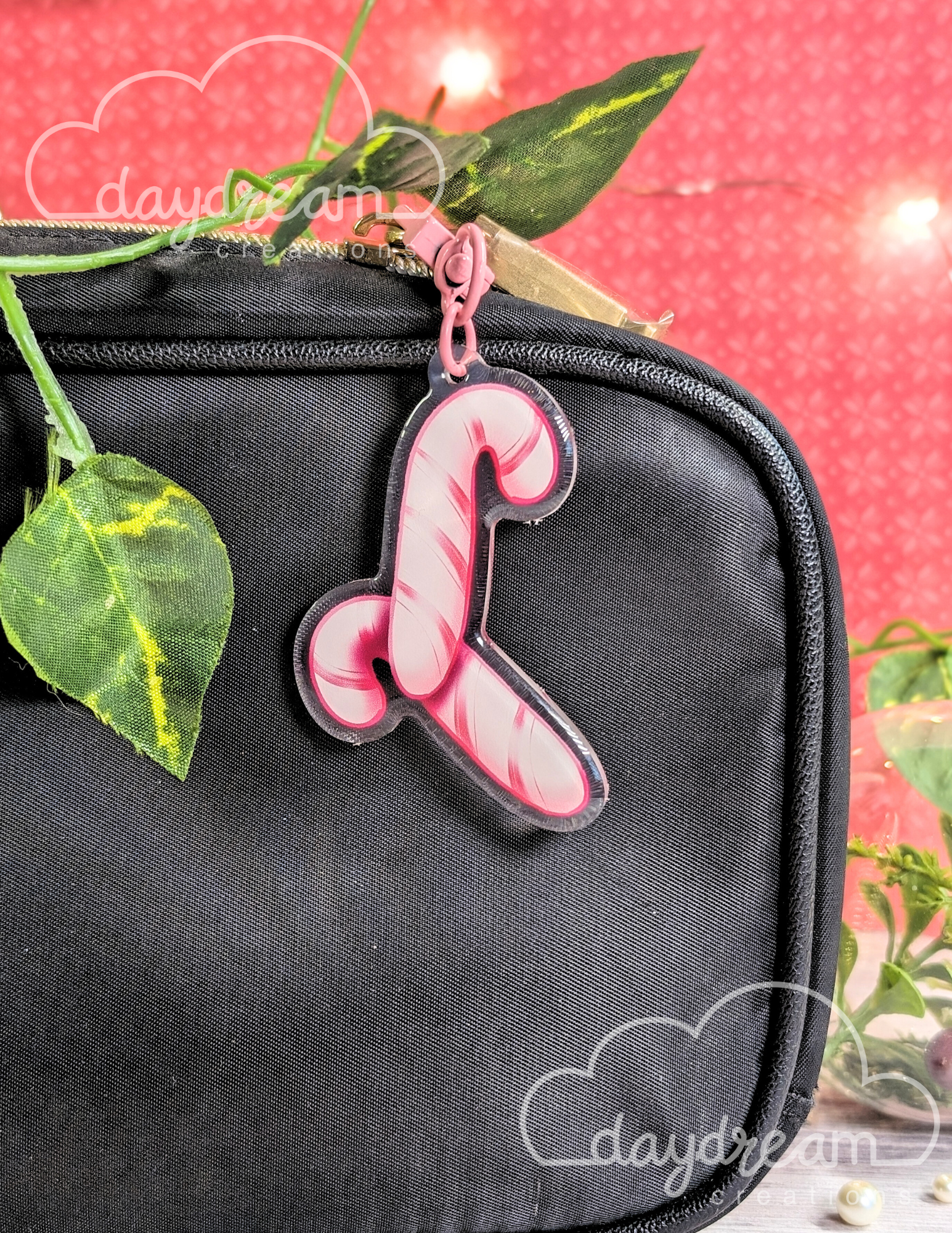 Candy Canes Acrylic Keycharm