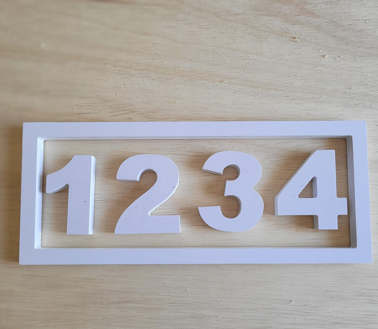 Numeral residência em PVC