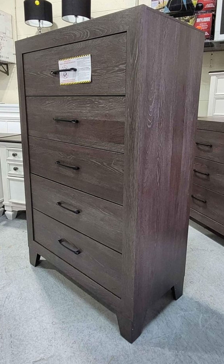 Thumbnail: New Brown Chest With 5 Drawer