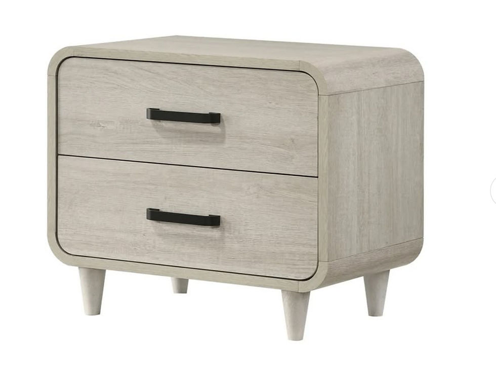 Thumbnail: Set of 2 New Nightstand, White
