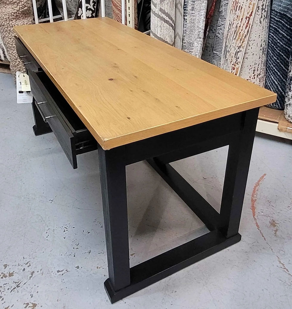 Thumbnail: Morrison 62” Writing Desk, Mahogany Solids and Oak Veneers