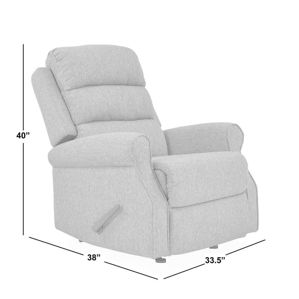 Thumbnail: New Fabric Rocker Recliner, Tan