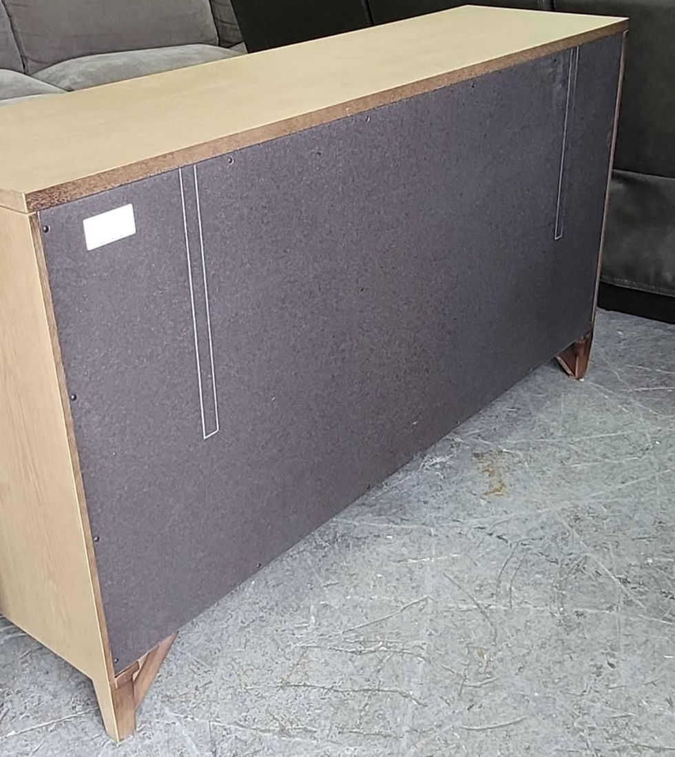 Thumbnail: New 6 Drawer Dresser, Natural Wood Finish