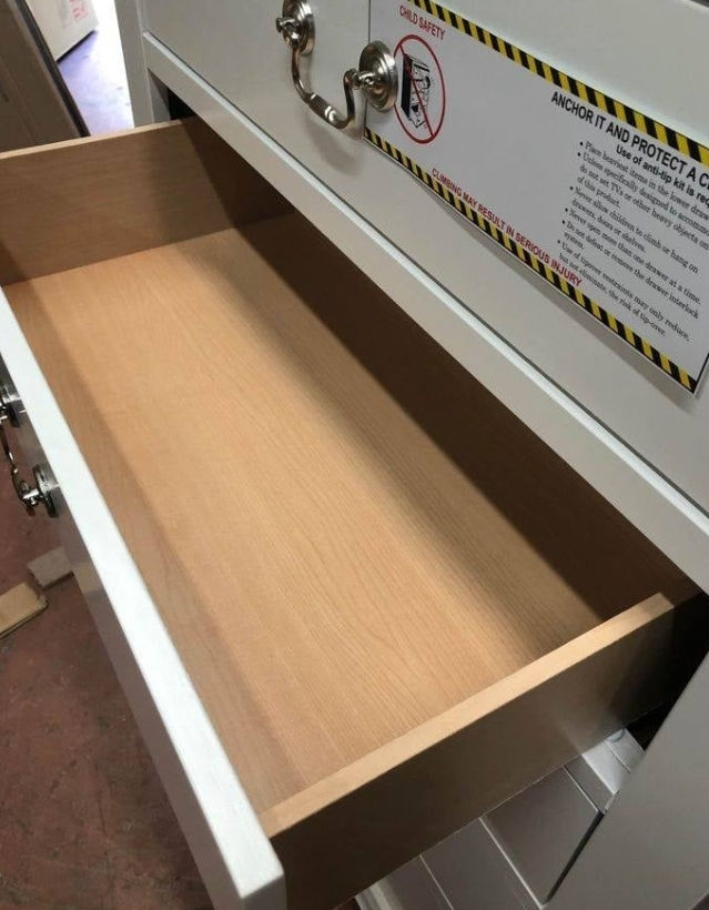 Thumbnail: New 5 Drawers Chest, White