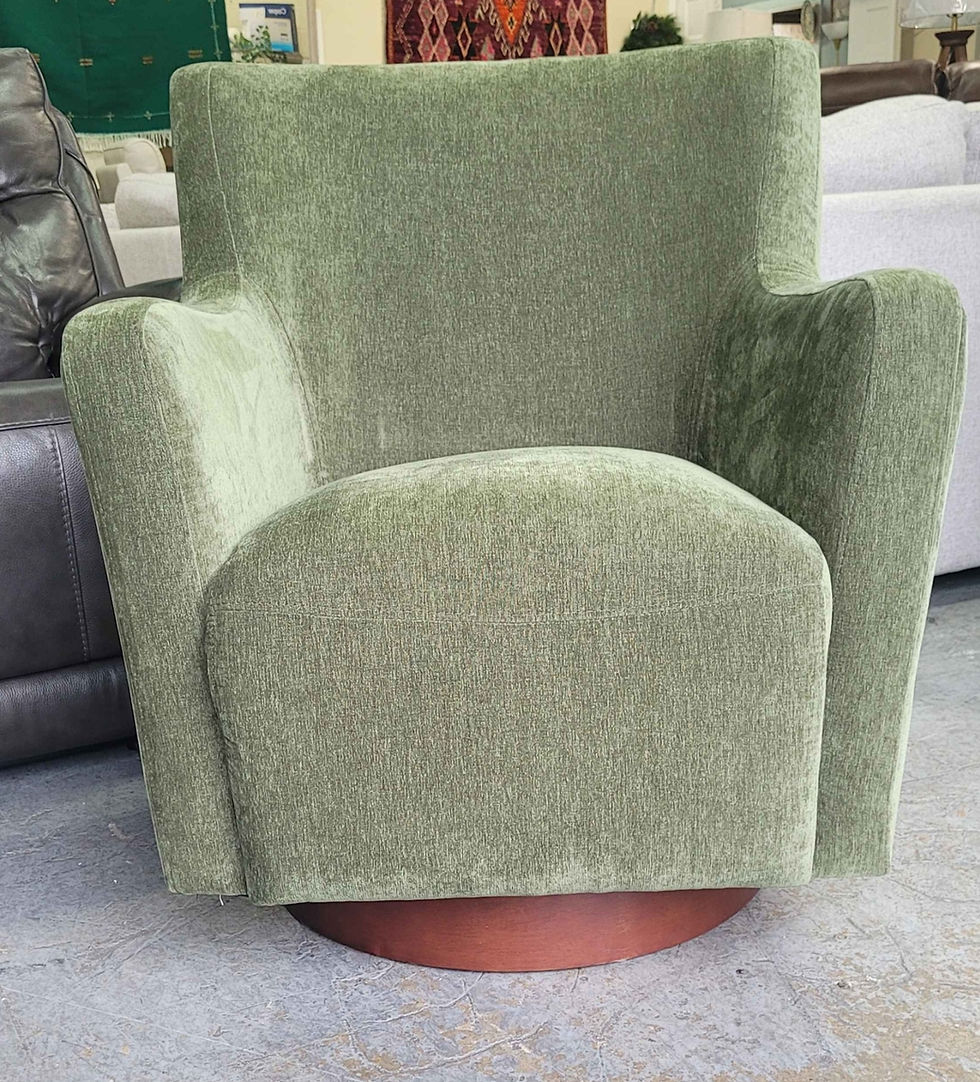Thumbnail: New Accent Swivel Chair, Green