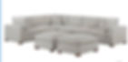 Thumbnail: Thomasville Lowell 8-piece Modular Sectional, Light Gray