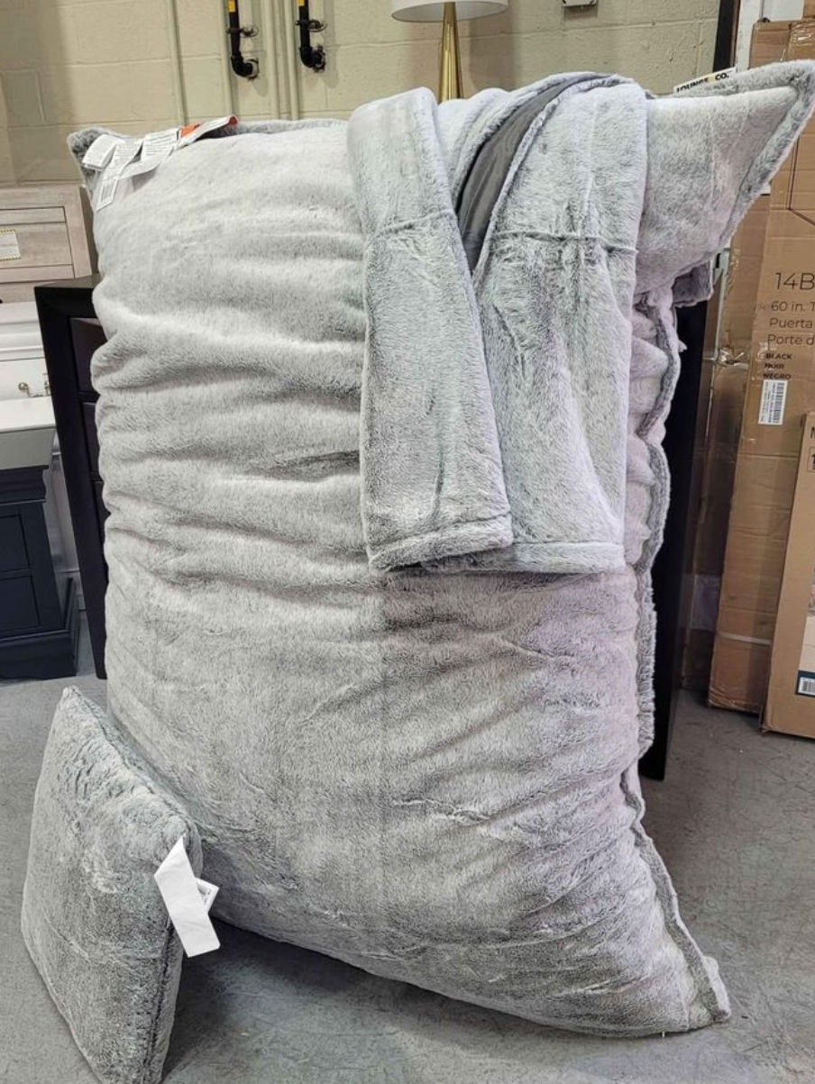 Thumbnail: New Jumbo Floor Pillow Bundle Bean Bag